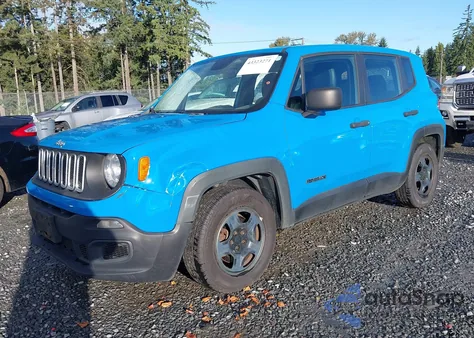 2015 Jeep Renegade Sport из США, поврежденный, VIN ZACCJAAT7FPB93596